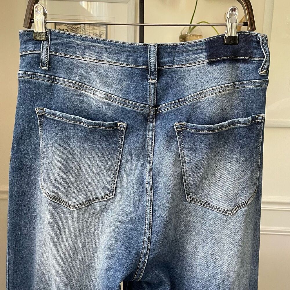 Risen Medium Wash Wide Leg High Rise Jeans 11 13 30 32 - Picture 7 of 9